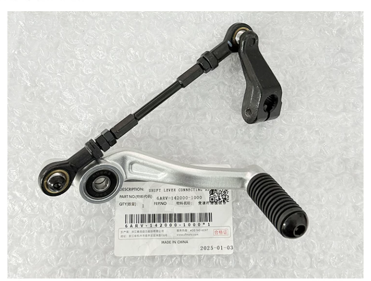 Front Left Footrest bracket and gearshift lever suit CF500SR 6ARV-140600-1000-0VR00
