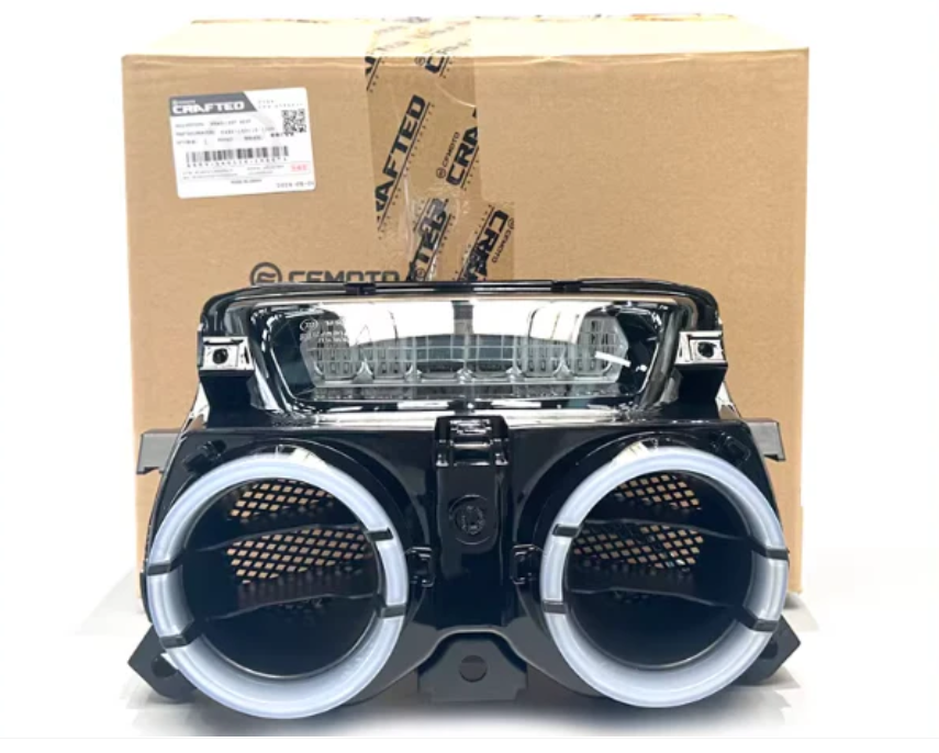 Headlight and Left and Right lower cover suit CF500SR Code is 6ARV-030171-1002/6ARV-030161-1000