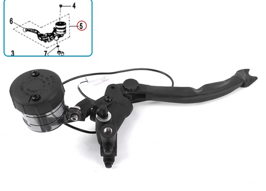 Front brake pump suit CF675NK code is 6GUV-080110-3002-M1