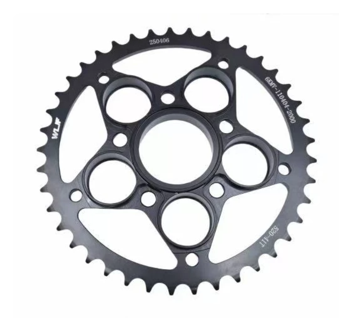 Rear Sprocket suit CF250SRS/CF450SRS code is 6KMV-1104A0/6KMV-110404-2000