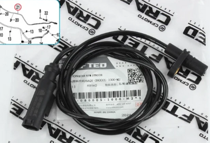 Front wheel and Rear Wheel ABS sensor suit CF450NK/ CF450SRS 6AQV-080004-1000-M2/6AQV-080005-1000-M2