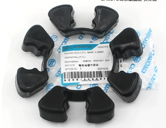 Rear Sprocket rubber block and one set steering cups suit CF650MT
