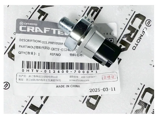 Oil Pressure Switch suit CF675NK/CF675SR code is 0HTV-012400-7000