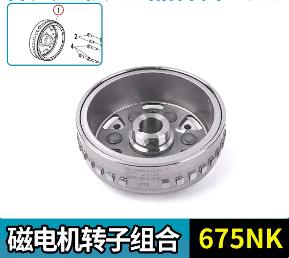 Magneto Rotor suit CF675NK/CF675SR code is 0HTV-031000-7000