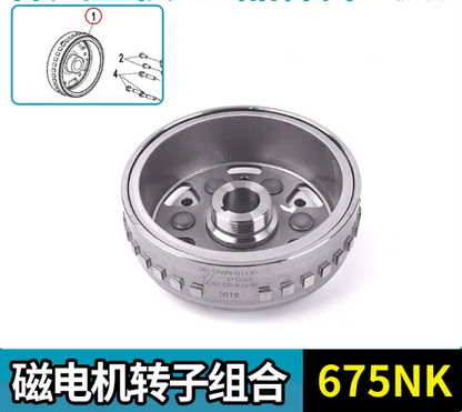 Magneto Rotor suit CF675NK/CF675SR code is 0HTV-031000-7000