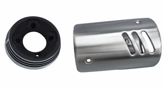 Muffler decorator cover and tail cover suit CF700CLX code is 6GU#-021311-6000/6GU#-021307-6001