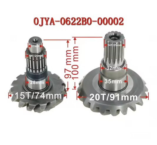 Bevel Gear suit CF1000AU Code is 0JYA-0622B0-00002