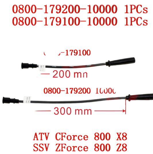 2pcs High-Tension Spark Plug Cable suit CFORCE850XC code is 0800-179100-10000
